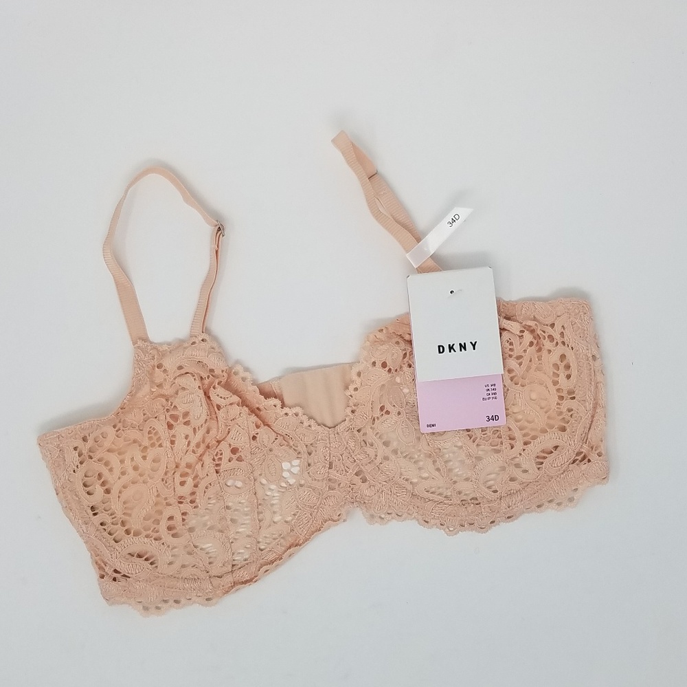 NWT DKNY Lace Bralette, Womens 34D, B7E